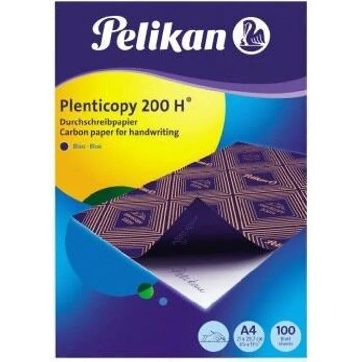 Pelikan, Kopierpapier, Durchschreibepapier plenticopy 200 H 404426 DIN A4, 100 Blatt