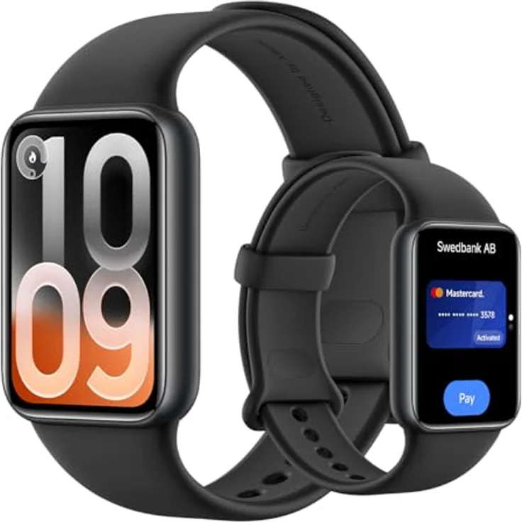 XIAOMI Smart Band 10 Pro NFC, Fitnesstracker für Handgelenke von 135-205 mm, Midnight Black – Bild 1