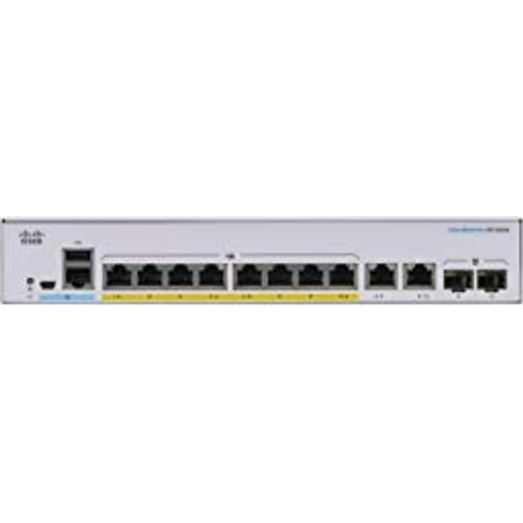 Cisco Business CBS250-8P-E-2G Smart Switch | 8 GE-Ports | PoE | Ext. Netzteil | 2 x 1G-Combo-Ports | Begrenzter Lebenszeitschutz (CBS250-8P-E-2G) – Bild 2