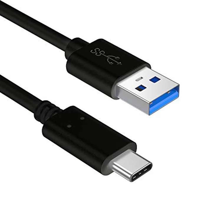 Slabo Ladekabel USB Typ C für Lenovo Tab M10 | Lenovo Tab4 10 Plus | Lenovo Tab4 8 Plus Datenkabel Verbindungskabel Sync-Kabel – schwarz – Bild 2