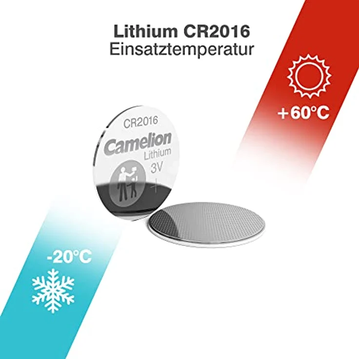 Camelion 13005016 Lithium Knopfzelle, 3V, 5er-Pack, Blister – Bild 4