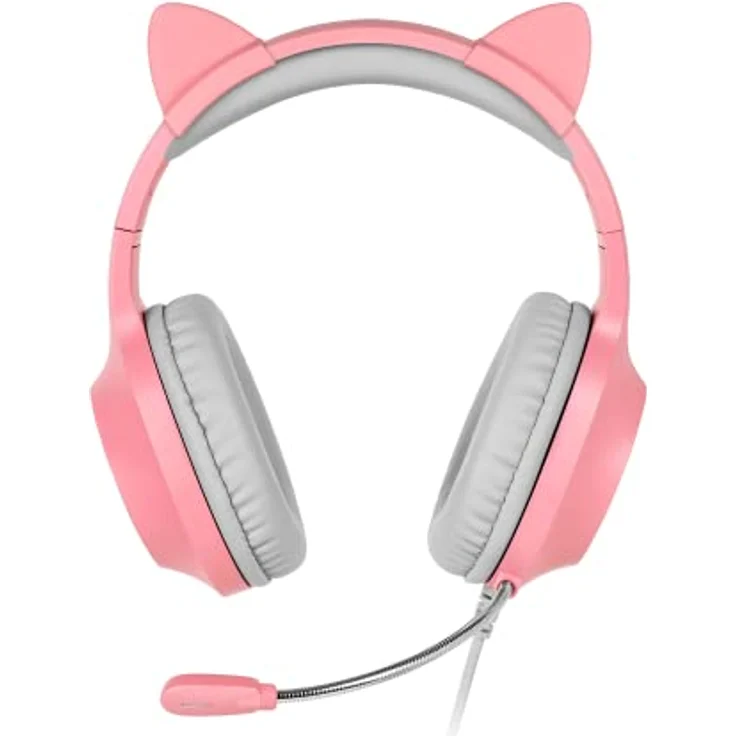 Krüger&Matz Gamer Kids Over-Ear Gaming-Kopfhörer mit Mikrofon, KM0658, pink – Bild 2