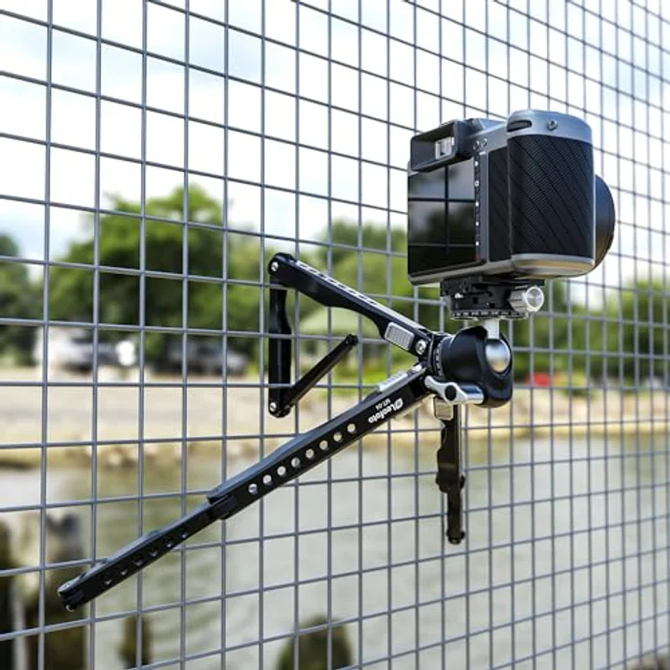 Leofoto Pocket Mini Tripod MT-04, Tischstativ mit variabler Höhe von 120mm bis 370mm, Tragfähigkeit 5kg, Packmaß 25cm – Bild 5