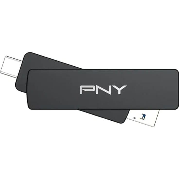 PNY Duo LINK V3, 2TB USB 3.2 Gen 2 OTG Flash Drive mit Lesegeschwindigkeiten bis zu 1000 MB/s, Schreibgeschwindigkeiten bis zu 800 MB/s, kompatibel mit Type-C und Type-A Geräten – Bild 3