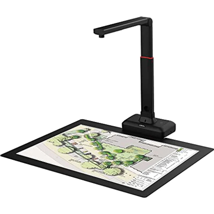 Viisan S21 A2 Overhead-Scanner für Großformatige Dokumente & Bücher bis DIN-A2, 23MP Auflösung, OCR Texterkennung, Twain - Windows & Mac – Bild 2