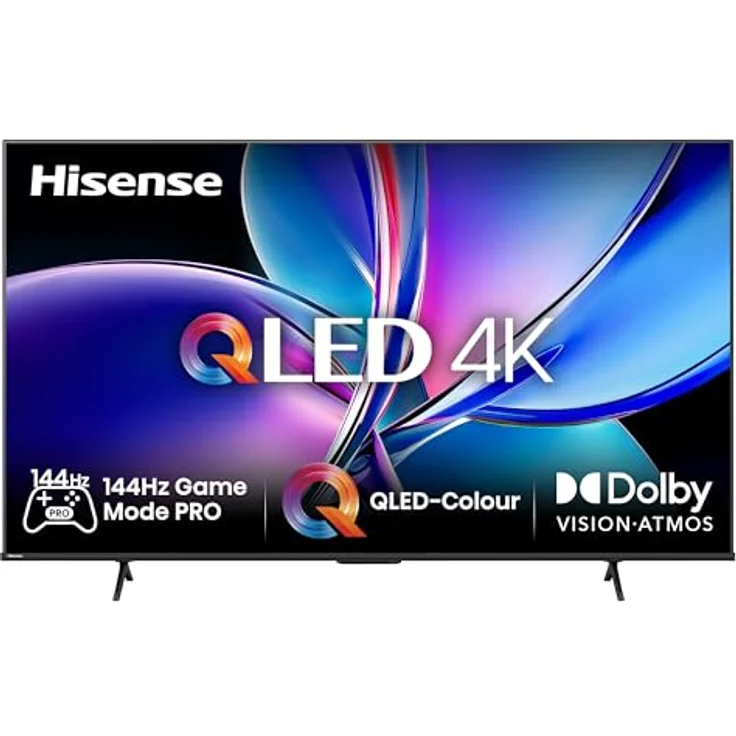 Hisense 75E7Q PRO, 75 Zoll 4K UHD QLED Smart TV mit 144Hz Game Mode PRO, Dolby Vision IQ, Dolby Atmos, AMD FreeSync Premium und AI HDR Upscaler [2025] – Bild 1