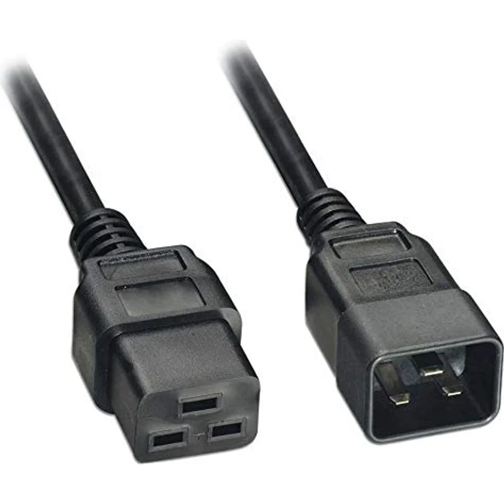 AKYGA AK-UP-03 Verlängerungs stromkabel, 1,8m für Server, UPS schwarz – Bild 1