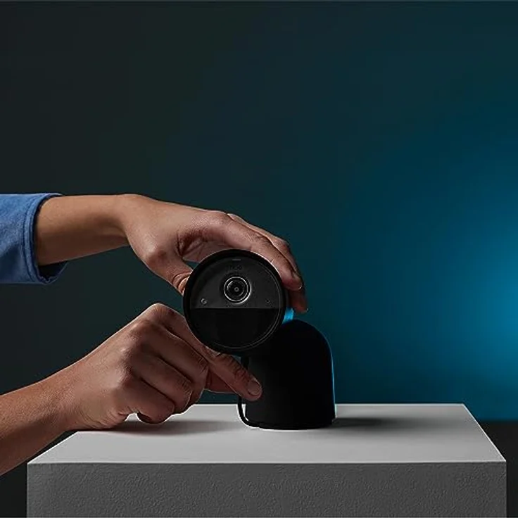 Philips Hue Secure Standfuß für kabelgebundene Überwachungskamera, schwarz – Bild 5