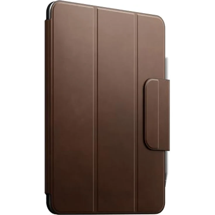 NOMAD Modern Leather Folio | für iPad Pro 11 M4 (2024) | Robuste Echtlederhülle mit Glasfaser-Rahmen | Brown – Bild 4