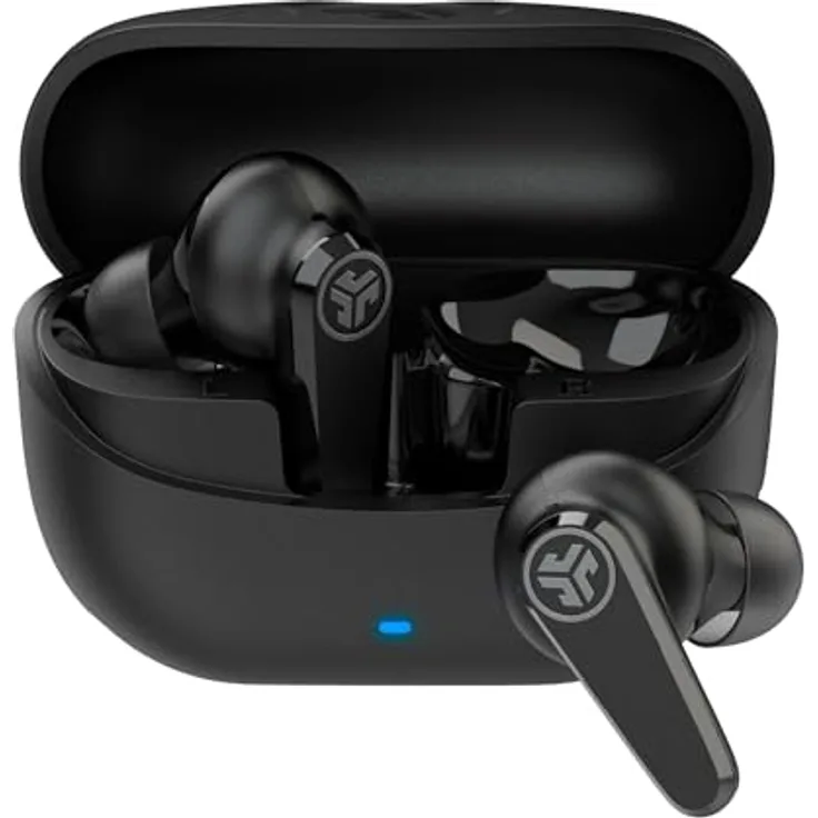 JLab Go Pods ANC, In-Ear Bluetooth Kopfhörer TWS mit 26 h Laufzeit, IP55, Schwarz