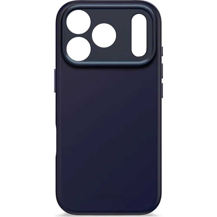 Decoded Silikonhülle für iPhone 17 Pro, Antibakterielle Beschichtung, MagSafe Kompatibel, Fallschutz, Kratzfest, Dunkel Blau – Bild 5