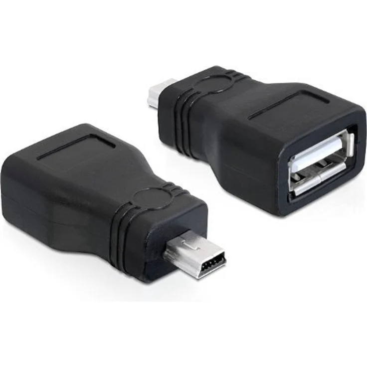Delock Adapter USB2.0-A Buchse > mini USB Stecker - Adapter (65277) – Bild 2