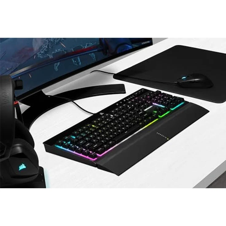 Corsair K55 RGB PRO XT Tastatur USB QWERTY Englisch Schwarz (CH-9226715-NA) – Bild 2
