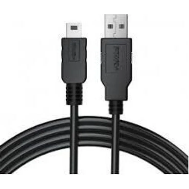 Wacom ACK4090602 USB-Kabel, 4,5 m, USB 2.0, USB A zu Mini-USB B, Schwarz