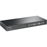 TP-Link TL-SG1024 24 Port Gigabit Netzwerk Switch ( 19 Zoll Rack-Montage, 24*RJ-45 LAN Ports, Metallgehäuse, , unmanaged, Plug-und-Play, Lifetime-Garantie)schwarz