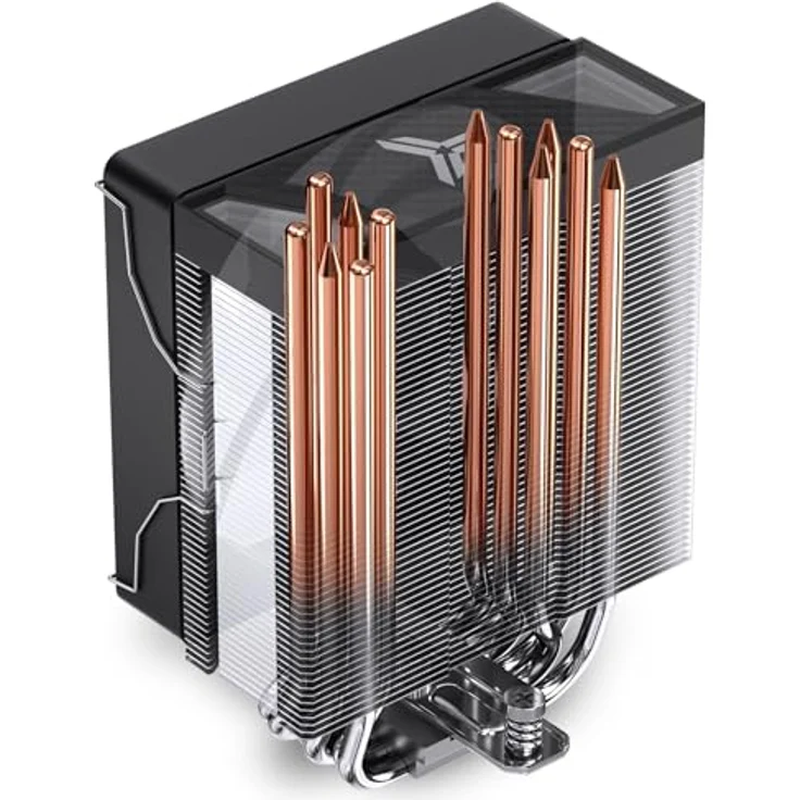 Jonsbo CR-1000 V2 PRO ARGB CPU-Kühler, 120mm - schwarz, leistungsstarker Turm-Kühler mit 6 Heatpipes, 1x PWM-Lüfter, 230 W TDP – Bild 7