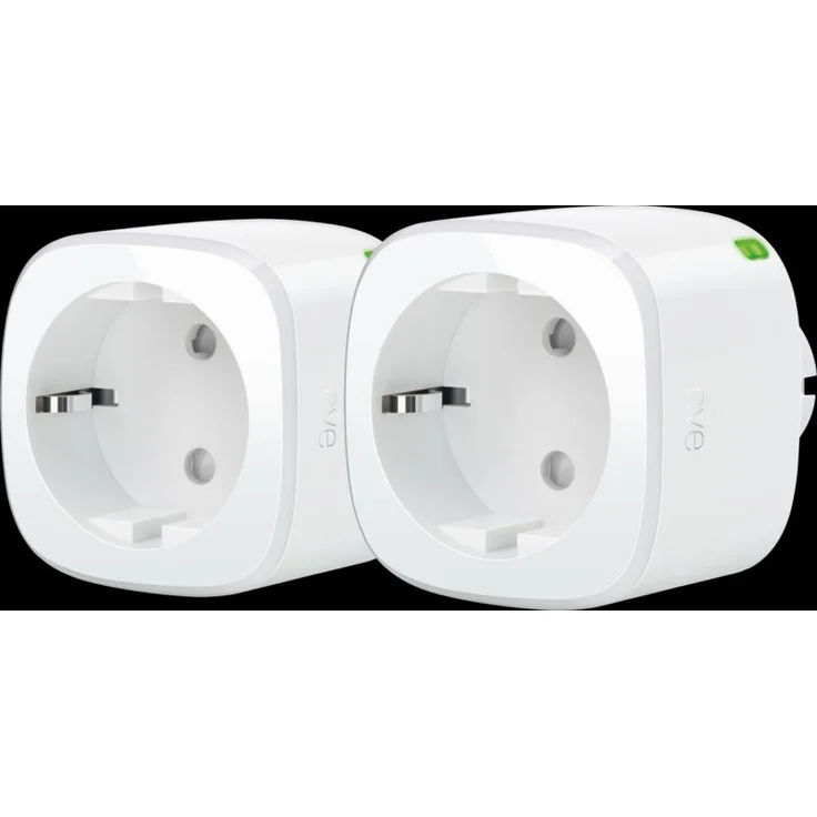 Eve Energy Duopack, Smart Plug mit Matter-Unterstützung und Energieverbrauchsmessung, 2er Set