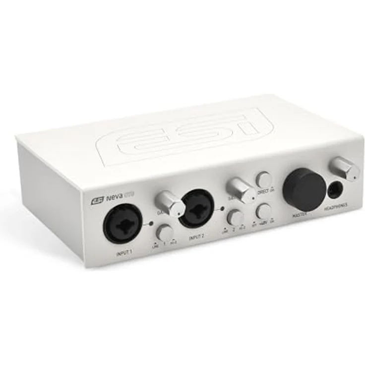 ESI Neva OTG, 24-bit/192 kHz Dual USB-C Audio Interface mit 2 Vorverstärkern und integrierten Kopfhörerverstärker – Bild 1