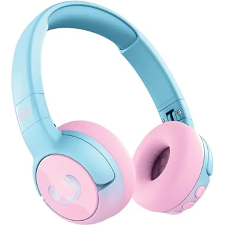 Fresh 'n Rebel Code Junior, Kabellose Bluetooth-Kopfhörer für Kinder, sicherer Klang (<85dB), LED-Lichteffekte, 48 Std. Spielzeit (Cool Candy)