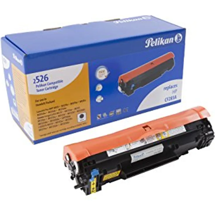 Pelikan CF283A, Toner Schwarz mit exakter Farbwiedergabe, kompatibel mit Druckern