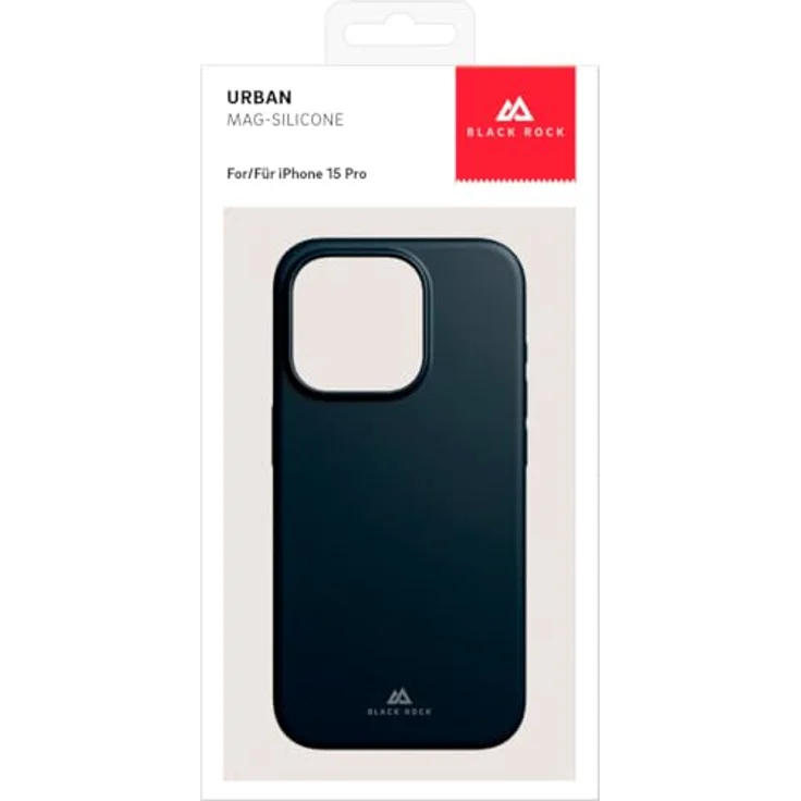 Black Rock Mag Urban Case Cover Apple iPhone 15 Pro Mitternacht MagSafe kompatibel, Stoßfest – Bild 3