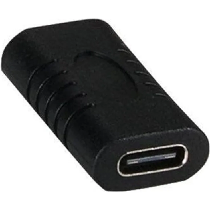 EFB NORDIC EFB-Elektronik USB-C Adapter, USB 3.2 Gen 1 Type C auf USB 3.2 Gen 1 Type C, Schwarz