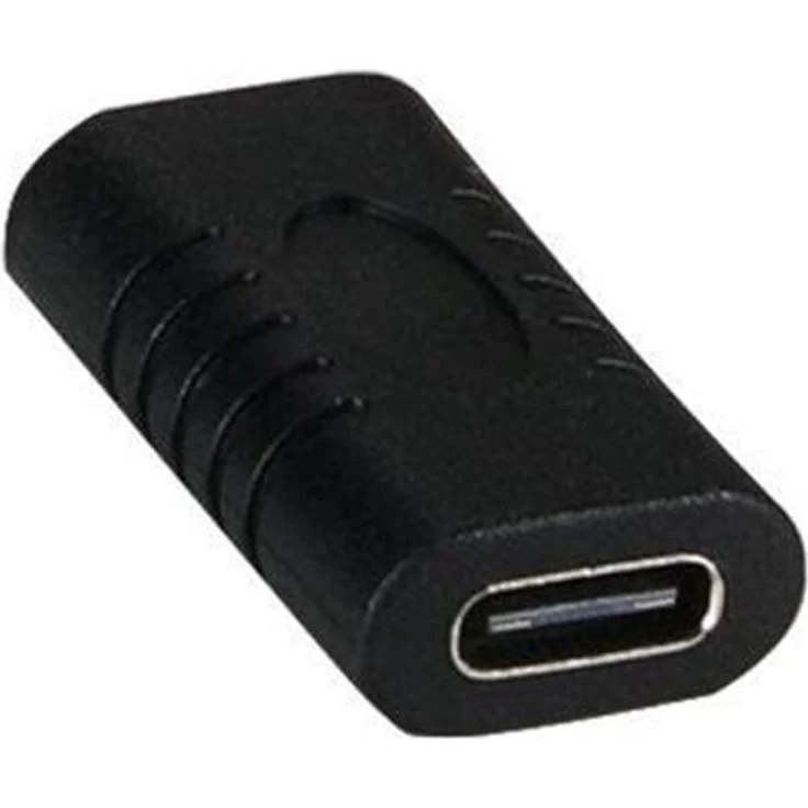 EFB NORDIC EFB-Elektronik USB-C Adapter, USB 3.2 Gen 1 Type C auf USB 3.2 Gen 1 Type C, Schwarz