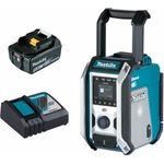Makita DMR115 + 1x 18V 5Ah Akku BL1850 Akku + DC18RC Schnellladegerät