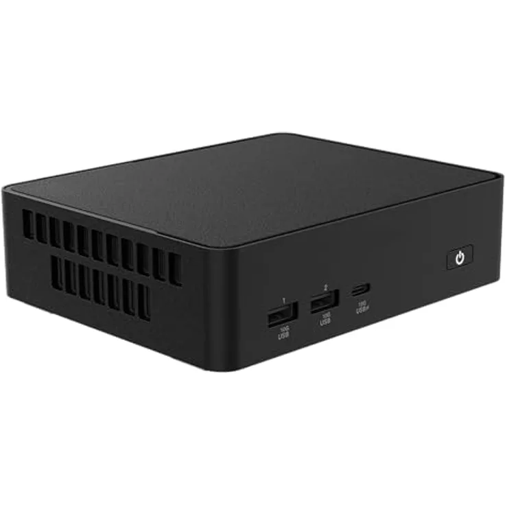 ASUS NUC 16 Pro RNUC16GDKU560002, Mini-PC mit Intel Core Ultra 5 325, 4,5 GHz, 0 GB RAM, Schwarz, Wi-Fi 6/7, Bluetooth 6.0