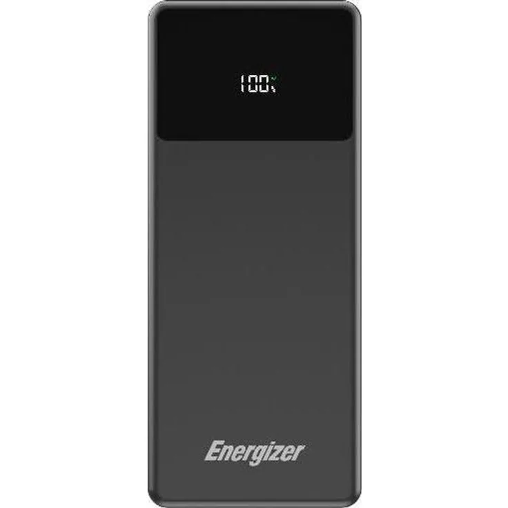 Energizer POWER BANK MAX UE27062PQ, 27000 mAh Powerbank mit 65 W Schnellladefunktion, Schwarz