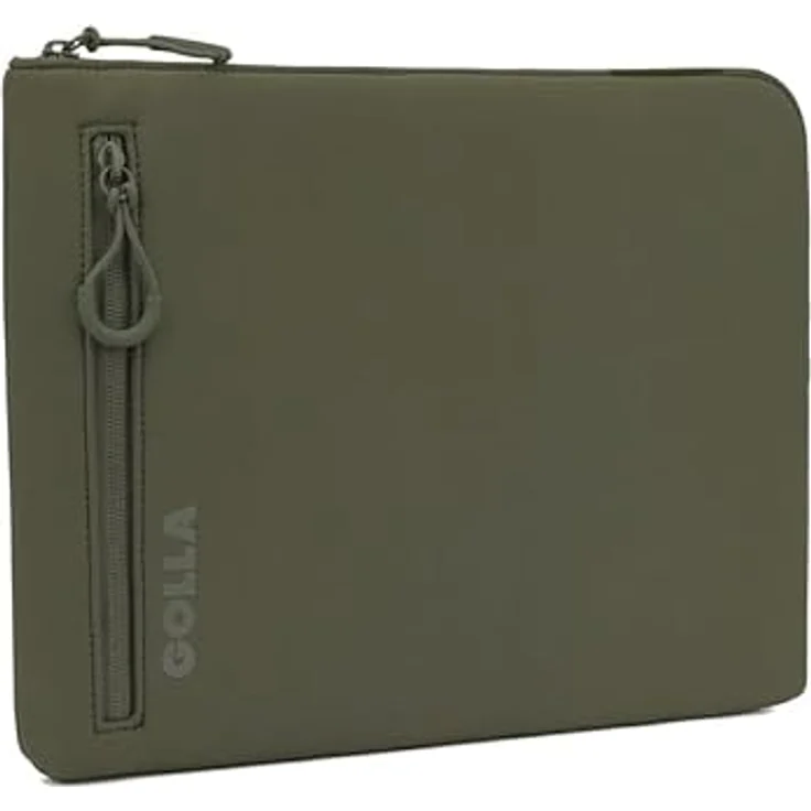 Golla Laptop Tasche/Wasserdichter Laptop Sleeve aus Neopren/Für MacBook, Asus und weitere Notebooks/Elegante Laptophülle/14 Zoll/Green – Bild 3