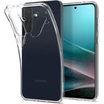 Spigen Liquid Crystal Hülle Kompatibel mit Samsung Galaxy A36 5G -Crystal Clear, Transparentes TPU Material, Schutzrand für Display und Kamera, Air Cushion Technologie.