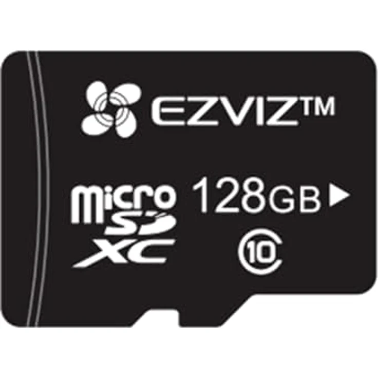 EZVIZ 128 GB Micro-SD-Karte, microSDHC, Lesegeschwindigkeit bis zu 90 MB/s, Klasse 10, U3, UHS-I, wasserdicht und stoßfest – Bild 1