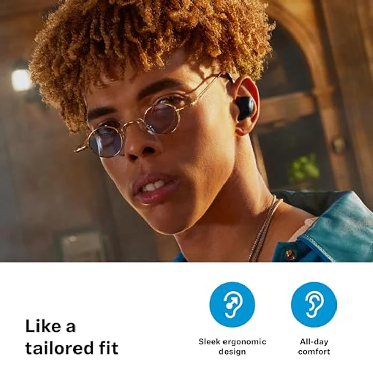 Sennheiser ACCENTUM True Wireless Earbuds - hochkomfortables, ergonomisches Design und 28 Stunden Akkulaufzeit für den ganzen Tag - kristallklarer Sound mit Hybrid ANC und Touch-Interface – Schwarz – Bild 2