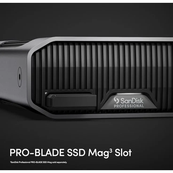 SanDisk Professional G-DRIVE PROJECT- G-DRIVE PRO EMEA (24 TB), Externe Festplatte, Grau, Silber – Bild 4