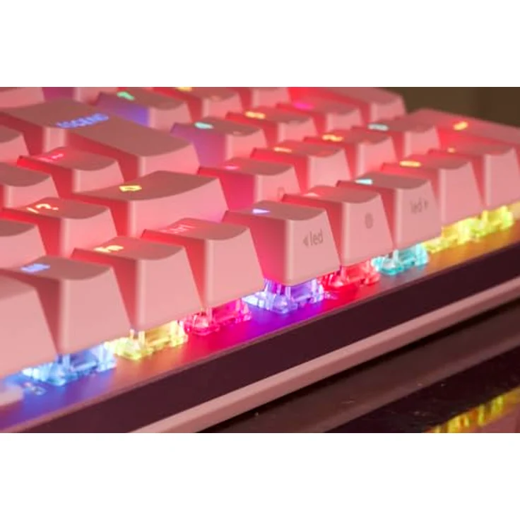 Glorious GMMK 2 Full-Size Tastatur - Fox Switches, DE-Layout, pink – Bild 13
