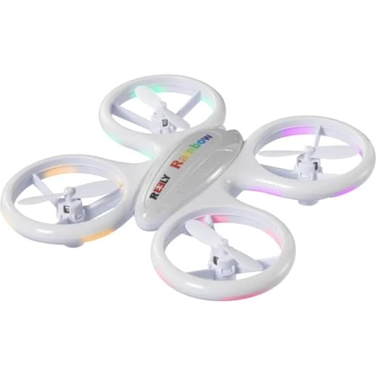 Reely Rainbow Quadrocopter RtF, Einsteigerdrohne mit Headless-Modus und integrierter LED-Beleuchtung – Bild 1