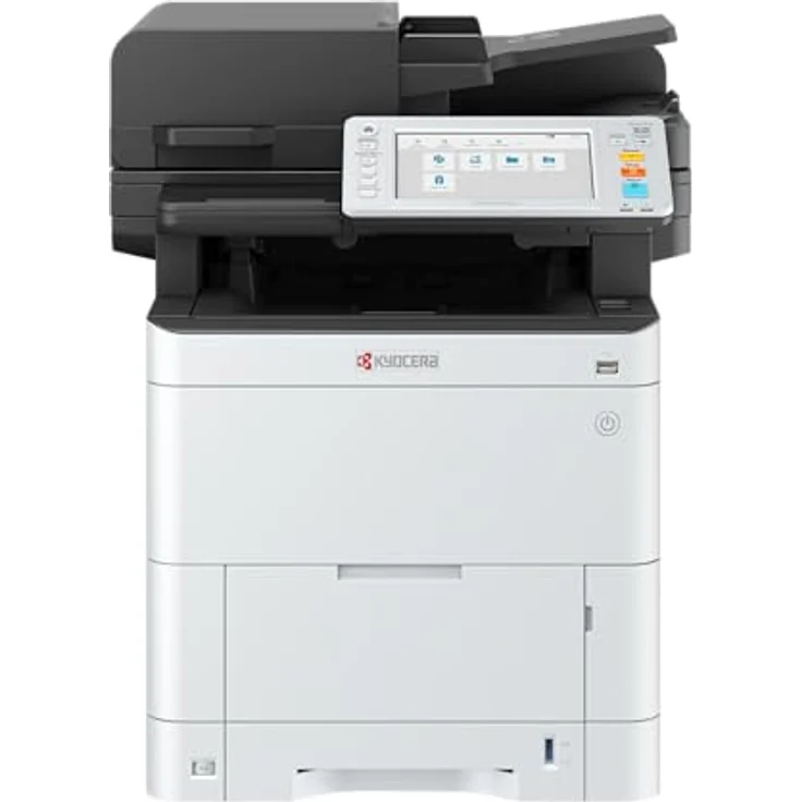 Kyocera Klimaschutz-System Ecosys MA4000cix Farblaser Multifunktionsdrucker, Duplex-Einheit, 40 Seiten pro Minute Drucker Scanner Kopierer, Touchpanel, Gigabit LAN, Mobile Print Funktion – Bild 1