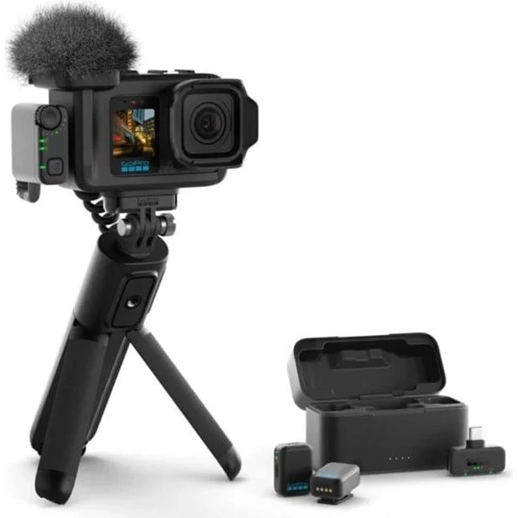 GoPro MISSION 1 PRO Creator Edition, Actionkamera mit 1”-Sensor, 8K60 Video, HyperSmooth-Stabilisierung und Wireless Mic Kit