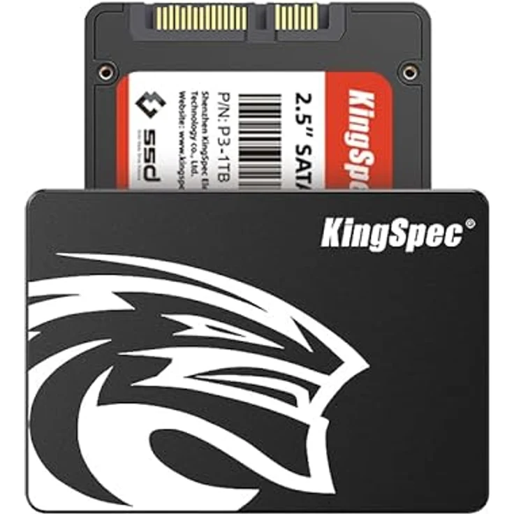 KingSpec 6,3 cm SSD SATA3 interne Solid State Drive Mehrfarbig GBldfarben 512GB – Bild 2