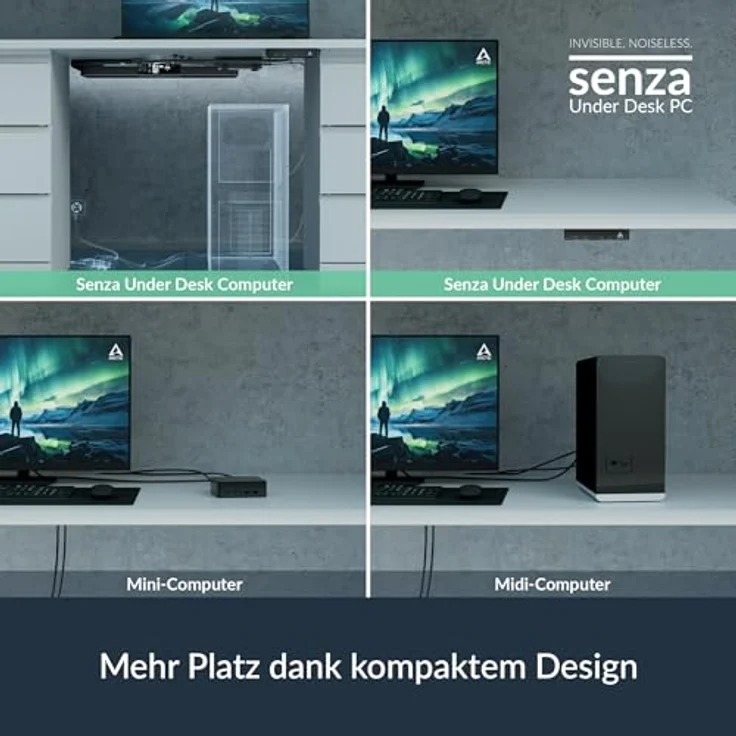 Arctic Senza ACPCC00002A- 5700G Mini-PC, AMD Ryzen 7 5700G, 8-Core, 32GB RAM, 3.8 GHz, 4.6 GHz Turbo – Bild 5
