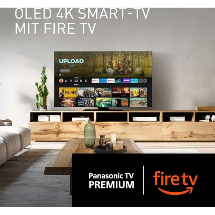 Panasonic TV-55Z80AEZ, Z80 Serie 55 Zoll 4K Ultra HD OLED Smart TV, 2024, Fire TV, Dolby Vision & Atmos, Game Mode Extreme, Alexa Sprachsteuerung, Airplay, Schwarz – Bild 5