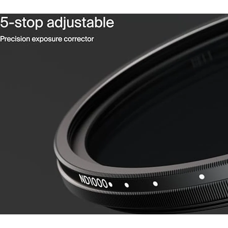 Urth 67mm ND64 1000 Variabler ND Objektivfilter, Graufilter mit bis zu 10 Blendenstufen – Bild 4