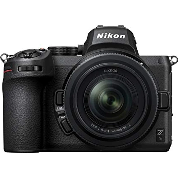 Nikon Z 5 Spiegellose Vollformat-Kamera mit Nikon 24-50mm 1:4,0-6,3 VR (24,3 MP, Hybrid-AF mit 273 MF und Fokus-Assistent, eingeb.5-Achsen-Bildstabilisator, 4K UHD Video, doppeltes Speicherkartenfach) – Bild 1