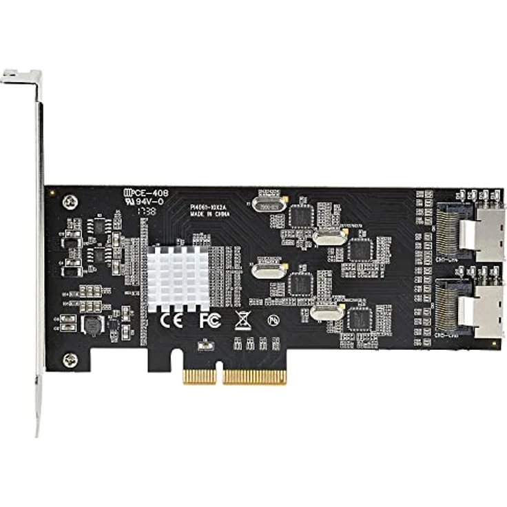 StarTech.com PCIE SATA Controller Cards, PCI Express SATA 6 Karte mit 8 Anschlüssen, 16 Gbit/s Gesamtdurchsatz – Bild 2