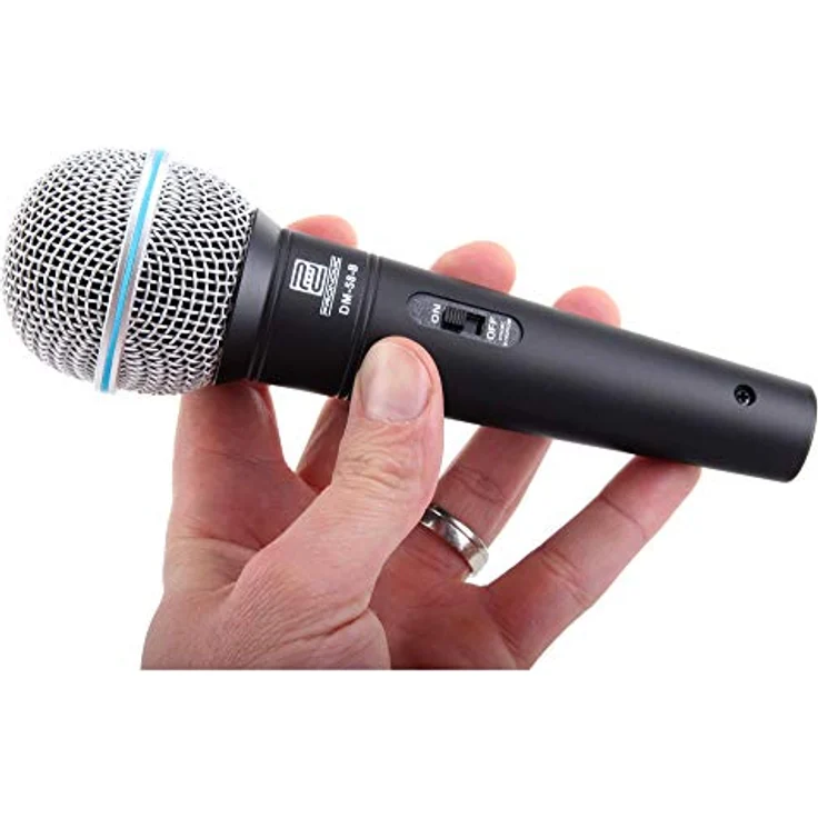 Pronomic DM-58-B, Vocal Mikrofon mit Schalter und 5m XLR Kabel, druckvoller, warmer Klang, sehr gute Richtwirkung und Feedback-Unterdrückung, integrierter Popschutz – Bild 4