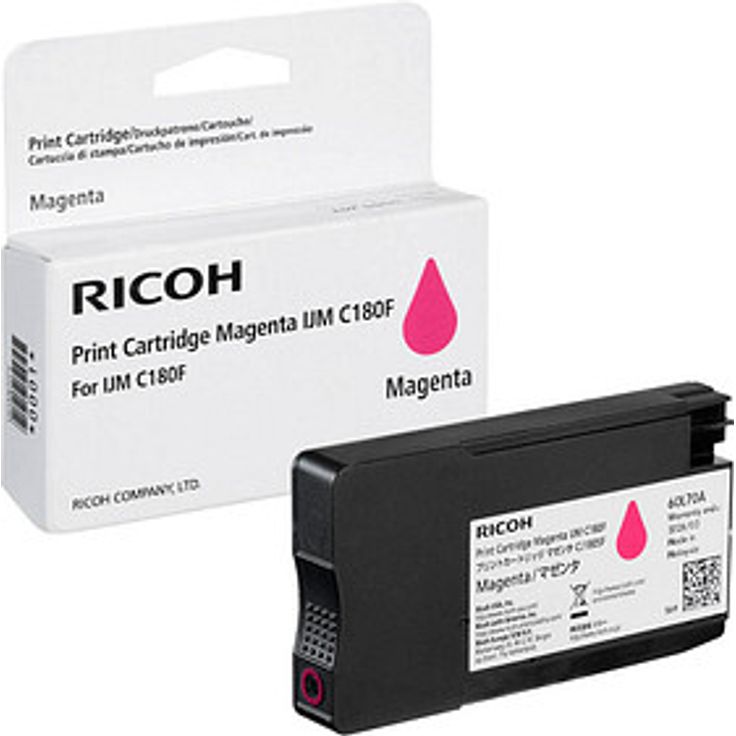 Ricoh 408519, originale magenta Druckerpatrone mit einer Druckleistung von ca. 1.600 Seiten