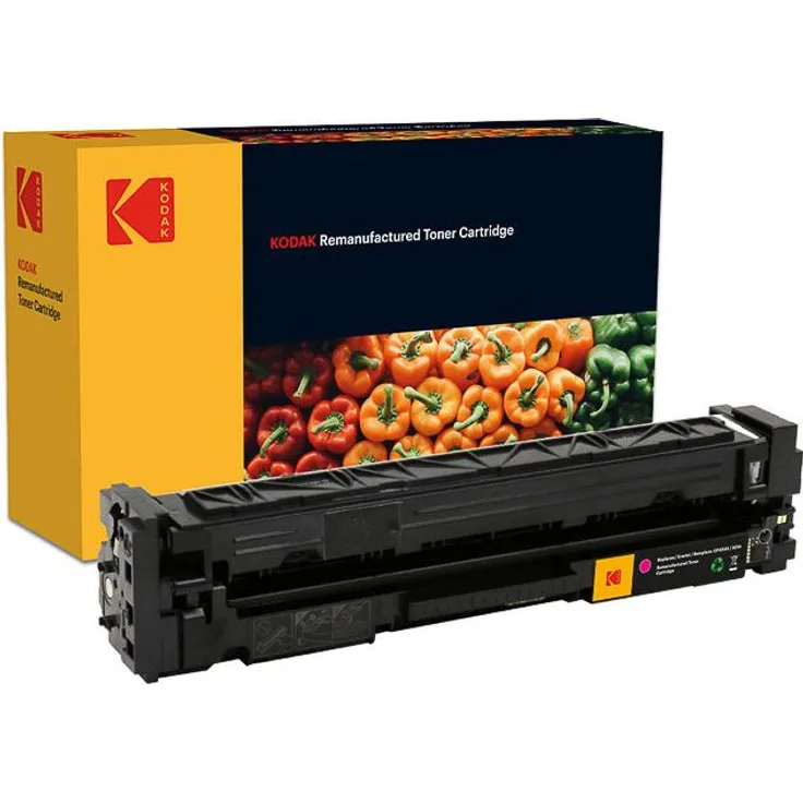 Kodak Toner CF403A/201A, magentafarbene Druckerpatrone für HP Pro, 1400 Seiten bei 5% Deckung, umweltfreundlich und wiederaufbereitet