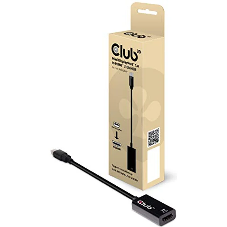 Club3D CAC-1180 DisplayPort Adapter [1x DisplayPort Stecker - 1x HDMI-Buchse] Schwarz – Bild 5