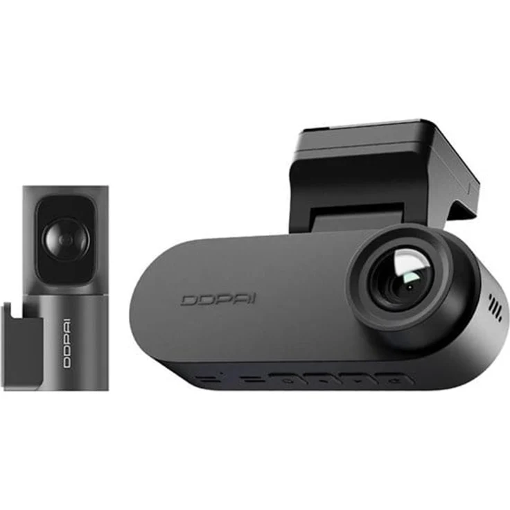 DDPAI N2 Dual Dash Cam, Dual-Kamera mit 2560x1440 @30fps und Full HD, Wi-Fi und ADAS, Schwarz